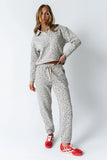 Patricia Barrel Sweatpants in Leopard FINAL SALE