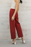Sadie Wide Leg Pants in Brick FINAL SALE