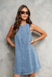 Elyse Sleeveless Denim Mini Dress