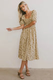 Justine Smocked Midi Dress FINAL SALE