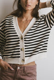 Osaia Striped Cardigan FINAL SALE