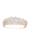 Silver Zirconia Bridal Crown