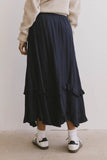 Franky Midi Skirt in Navy FINAL SALE