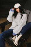 Anastasia Knit Sweater in Grey FINAL SALE