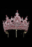 Pink Rhinestone Queen Tiara