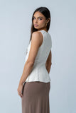 Nona Cable Knit Tank Top