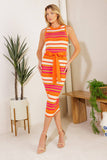 LETS GO ABROAD SWEATER DRESS