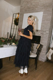 Mia Tulle Maxi Dress in Navy FINAL SALE