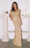 GENESIS SEQUIN FORMAL GOWN