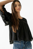 Kylee Lace Blouse in Black