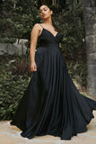 ERICA GOWN SOFT SATIN A LINE DRESS