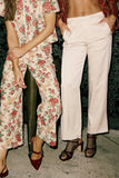 Camile Tapered Trouser in Champagne