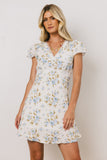 Leo Lace Trim Mini Dress FINAL SALE