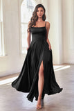 Justine Gown Satin A Line Gown