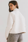 Nina Wool Blend Jacket in Cream FINAL SALE