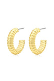 LUV AJ Snake Chain Hoops