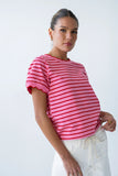 Walker Scalloped Top in Pink