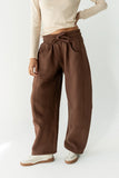 Maribel Barrel Sweatpants in Brown FINAL SALE
