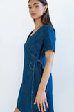 Rue Denim Wrap Dress