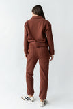 Patricia Barrel Sweatpants in Burgundy FINAL SALE