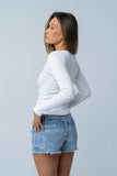 Pura Knit Top in White