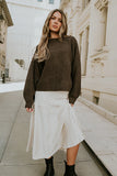 Josey Oversized Sweater in Brown FINAL SALE