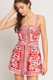 EURO SUMMER WOVEN ROMPER
