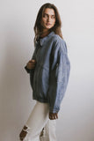 Maeve Denim Bomber Jacket FINAL SALE