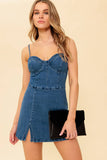 WAYLAND LOVE DENIM SKORT ROMPER FINAL SALE