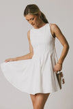 Liora Mini Dress in White FINAL SALE