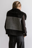 Liv Sherpa Vest in Black FINAL SALE