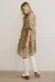 Marco Embroidered Mini Dress FINAL SALE