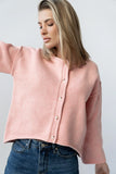 Carlie Knit Cardigan in Pink