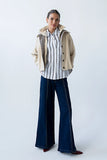 Colette Oversized Trench Jacket in Khaki