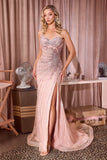 Darby Gown One Shoulder Beaded Corset Gown