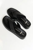 Lola Platform Sandal in Black