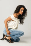 Theo Cropped Wide Leg Jeans FINAL SALE