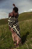 Regio Geometric Kimono in Black FINAL SALE