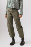 Scottie Barrel Jeans in Olive FINAL SALE