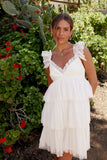 Rosie Ruffle Mini Dress FINAL SALE