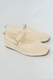Morocco Mesh Flat in Bone