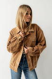 Sarah Corduroy Jacket in Camel FINAL SALE