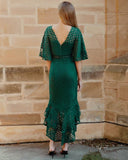 Reyna Dress Emerald