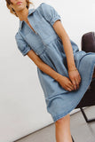 Georgia Denim Midi Dress FINAL SALE