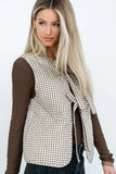 Vanessa Gingham Vest