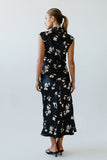 Carson Floral Maxi Dress in Black FINAL SALE