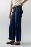 Kate Wide Leg Jeans in Dark Wash