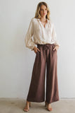 Elowen Button Up Blouse in Cream FINAL SALE