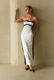 Meredith Contrast Bodycon Midi Dress