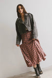 Pippin Plaid Maxi Skirt in Red FINAL SALE